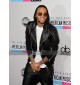 American Music Awards Chris Brown Black Jacket